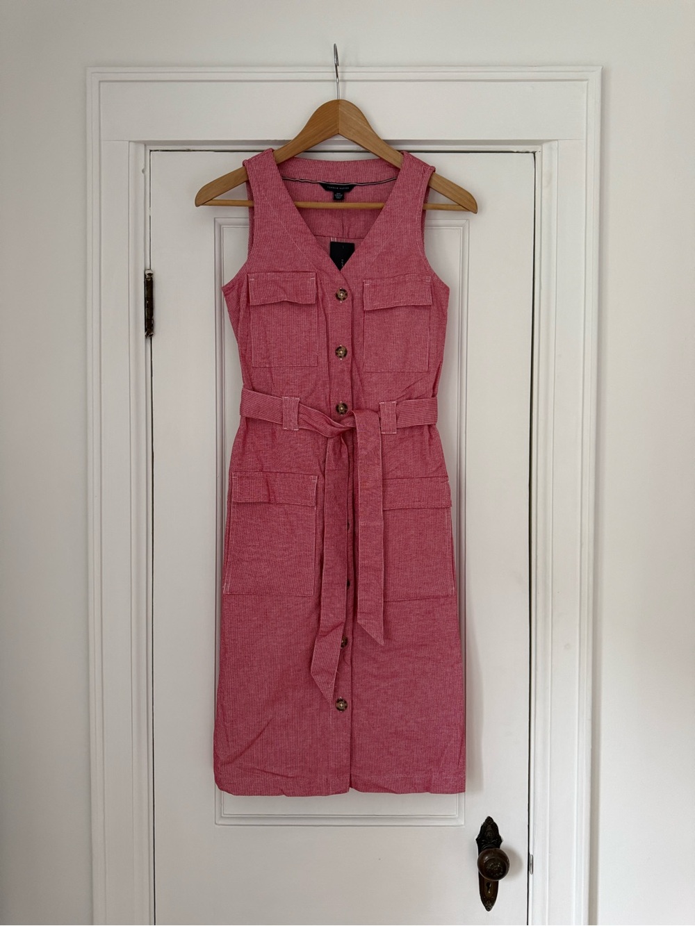 Tommy Hilfiger Sleeveless Utility Midi Dress
